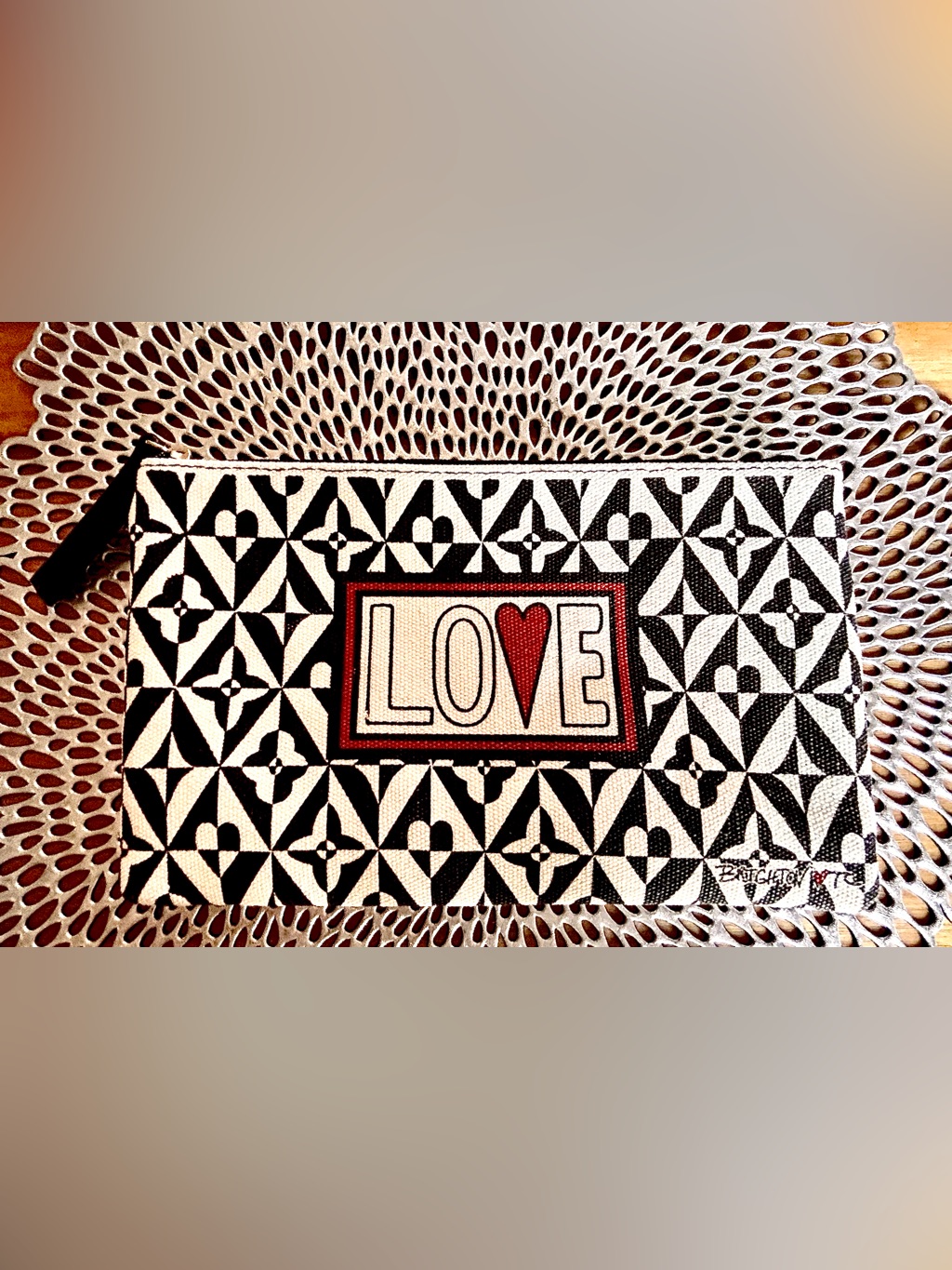 Brighton Love Heart Canvas Zip Pouch Brand New 5 Available 22 Each